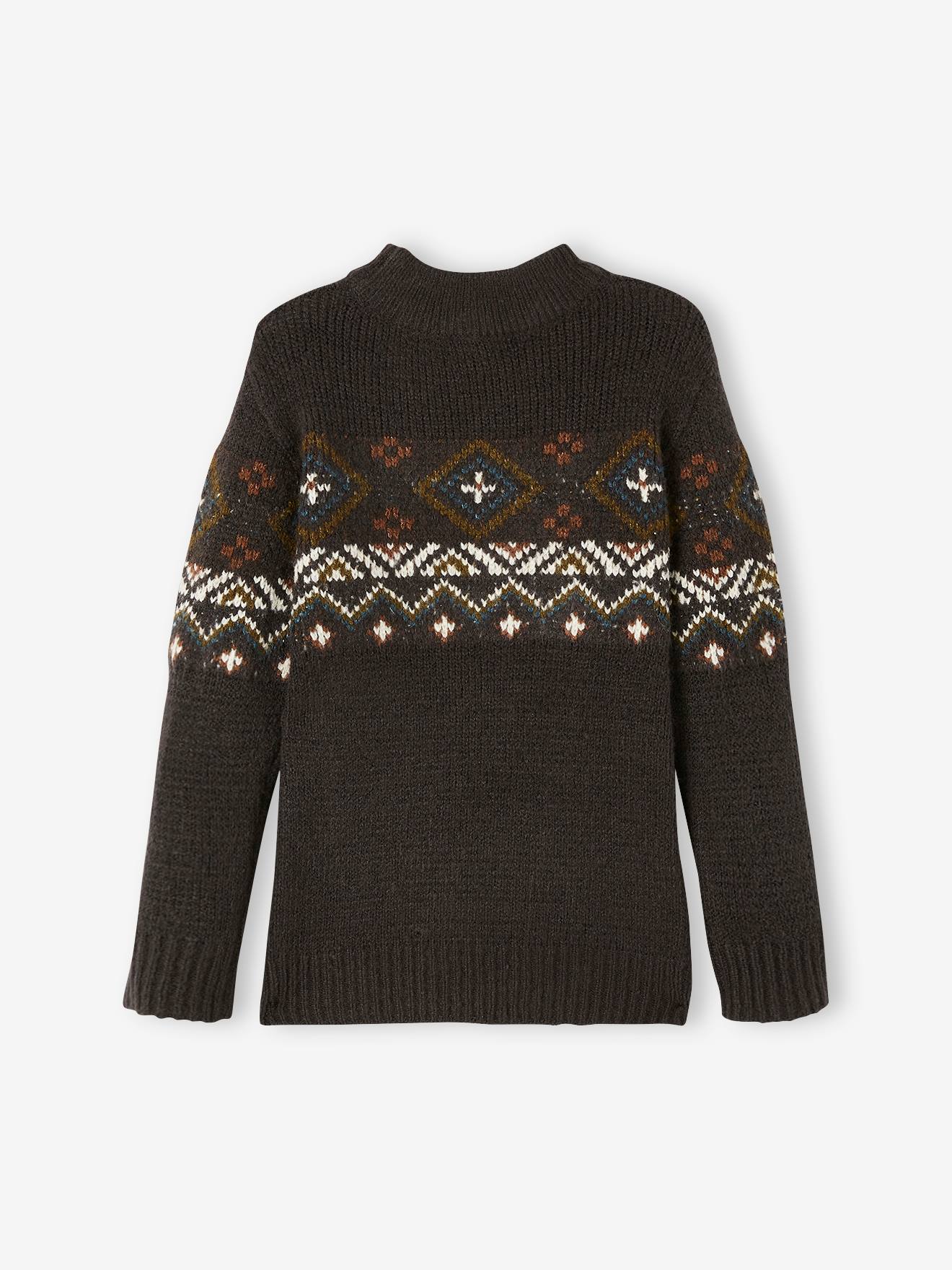 Vertbaudet Jungen Strickpullover, Oeko-Tex - schwarz