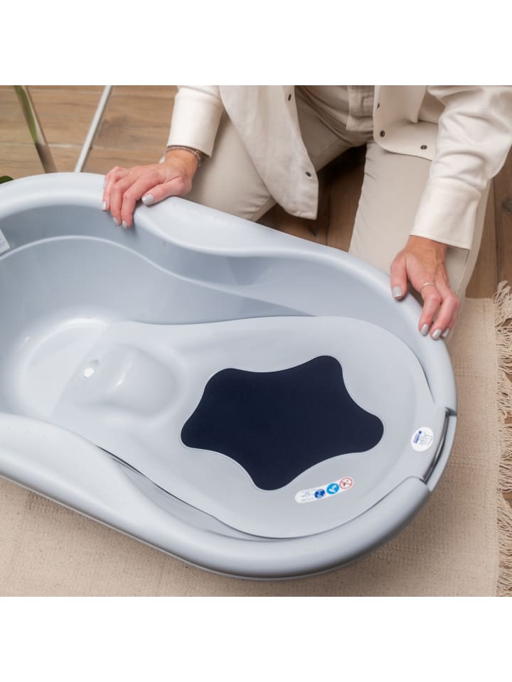 Rotho Babydesign Wanneneinsatz für Babybadewanne TOP in stone grey günstig kaufen onesize
