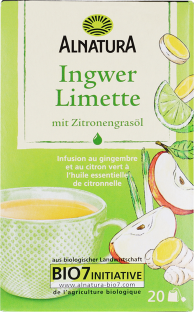Alnatura Bio Ingwer Limette Tee