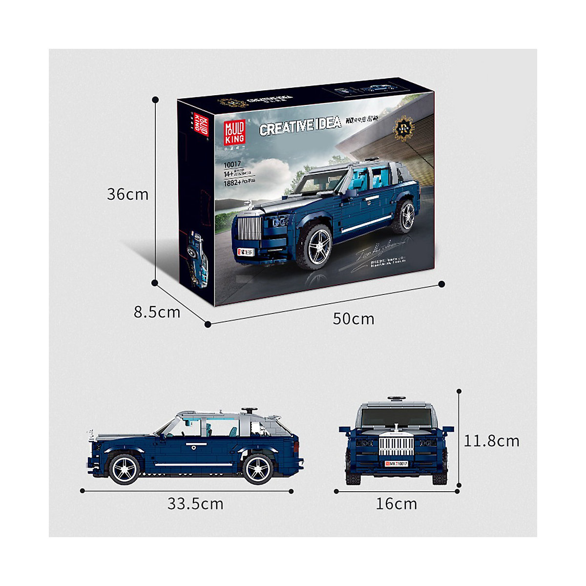 Zusammengebautes Bausteinspielzeug für Kinder Auto Model