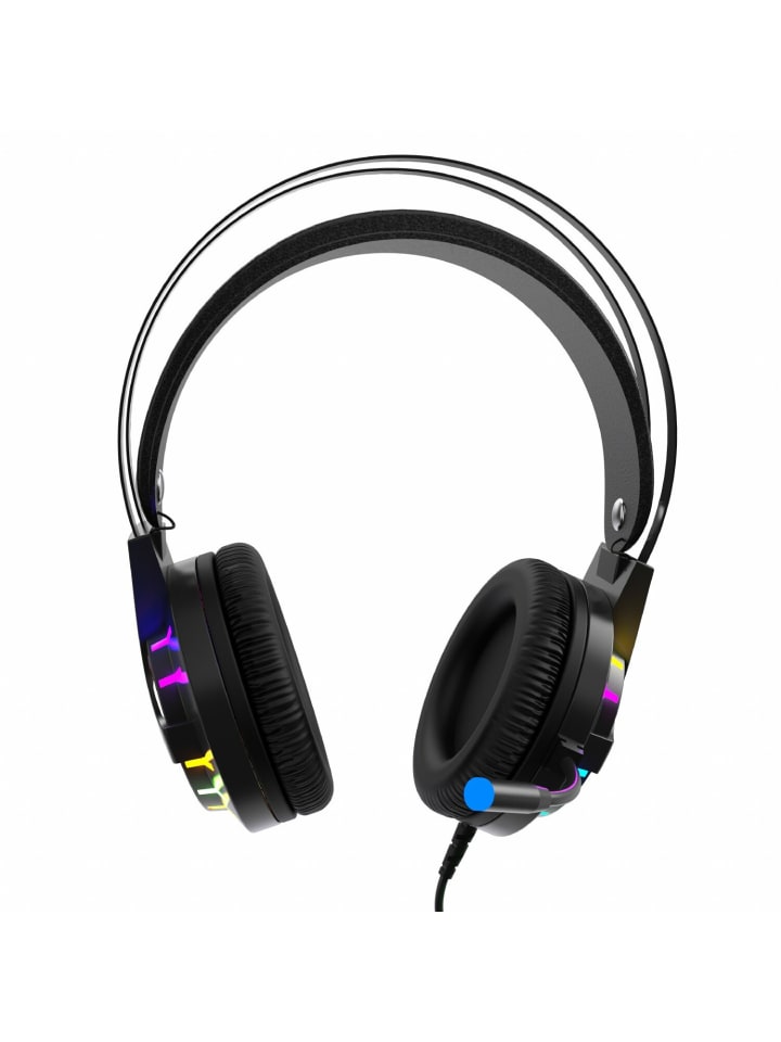 Inca Inca IGK-TX12 Schwarz 7,1 USB Surround RGB Lichteffekt Gaming Headset in Schwarz günstig kaufen onesize