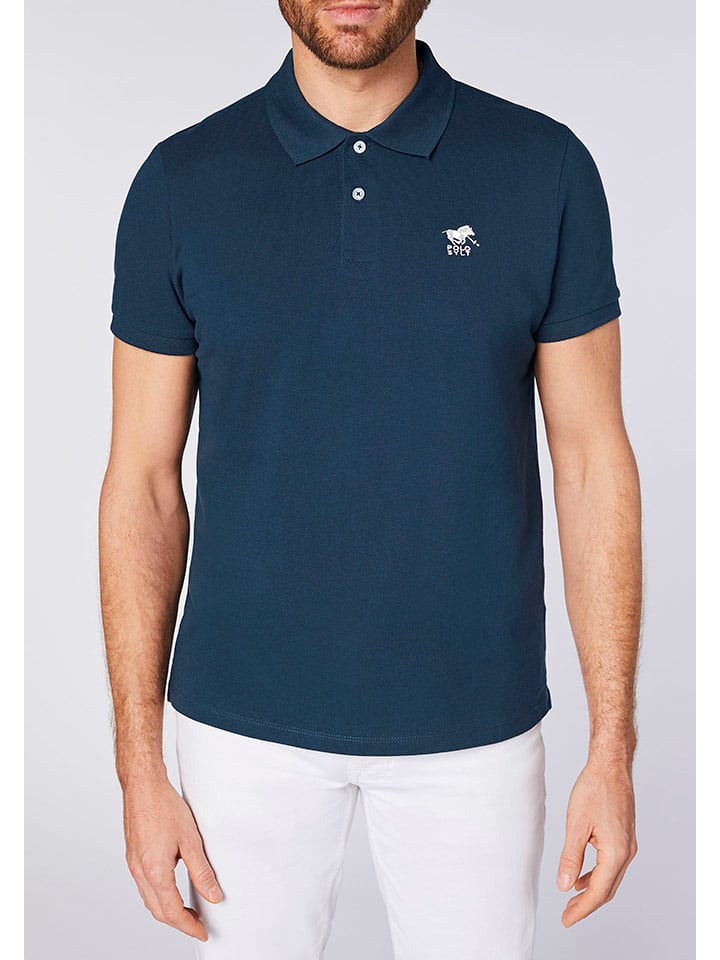 Polo Sylt Poloshirt in Dunkelblau günstig kaufen