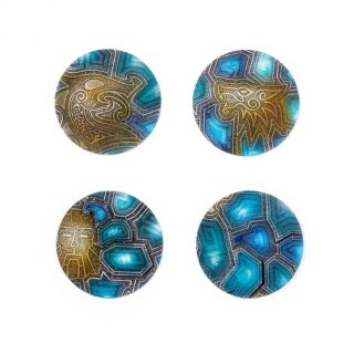 Dvergr Spaceship 60 mm Round Base Toppers (4)