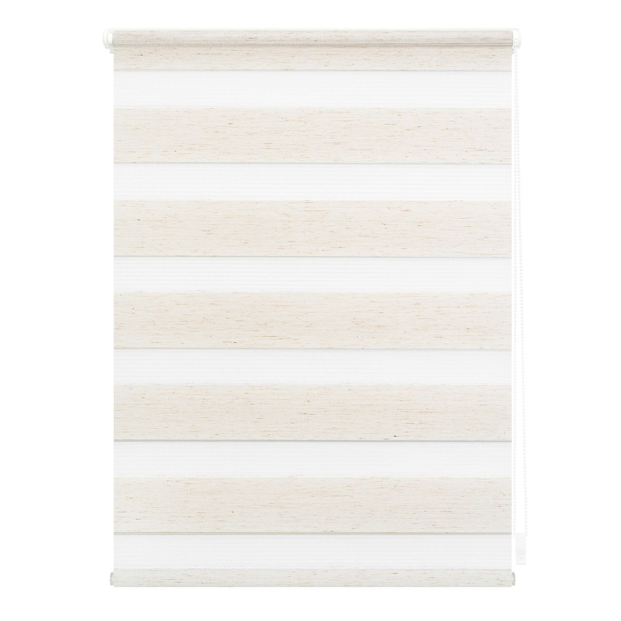Lichtblick Duo-Rollo Klemmfix, ohne Bohren - Natur, 120 cm x 150 cm (B x L)