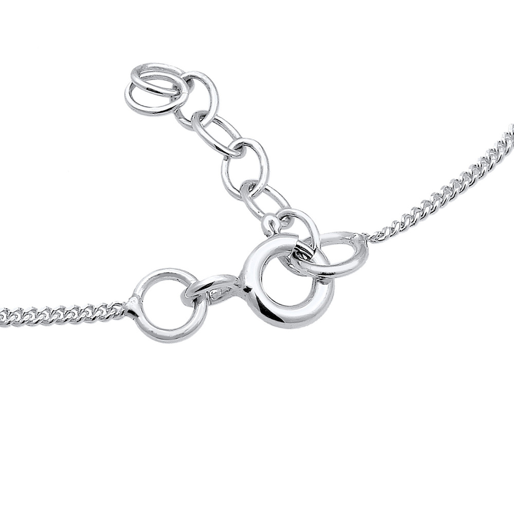Elli Elli Bracelet Femmes plaquettes pendentif Basic Geo en argent sterling 925 plaqué Bracelet