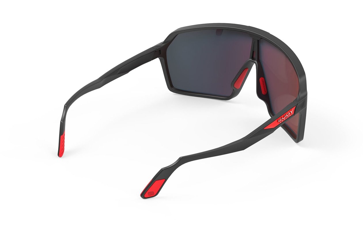 Rudy Project Spinshield Black Matte / Multilaser Red