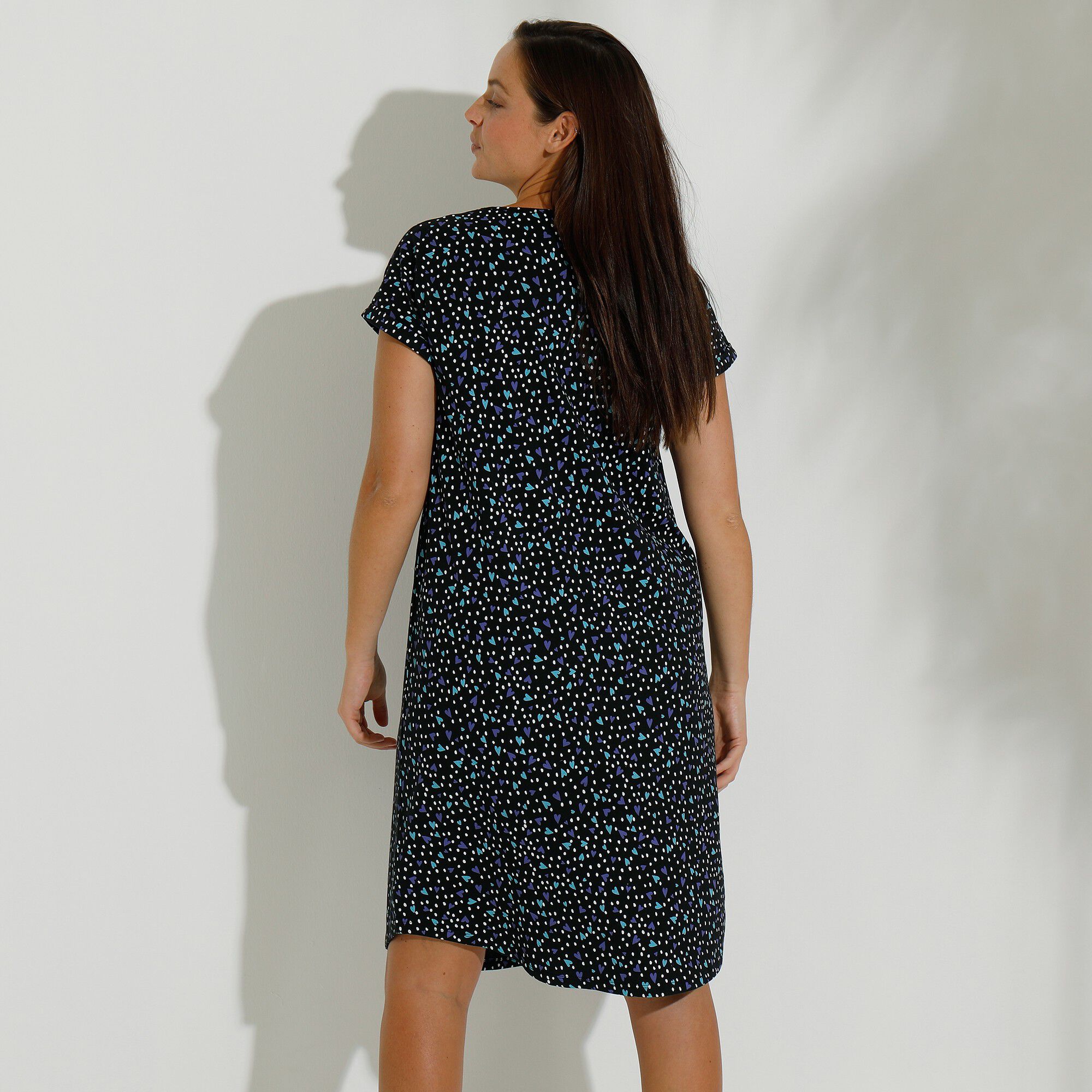 Chemise de nuit coton imprimé 