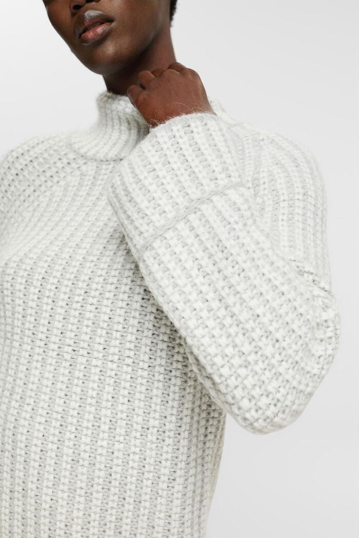 Grobstrickpullover mit Alpaka