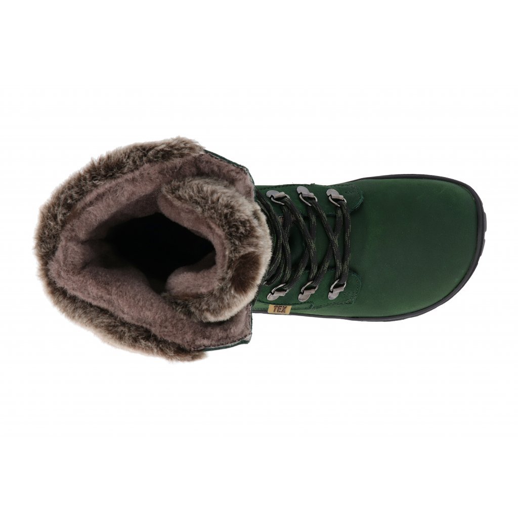 Koel4kids Levi Tex Lambswool Green 05T023.237-305 Winterbarfußstiefeletten