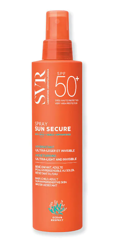 SVR Sun Secure Beskyttende Mælkespray SPF50+