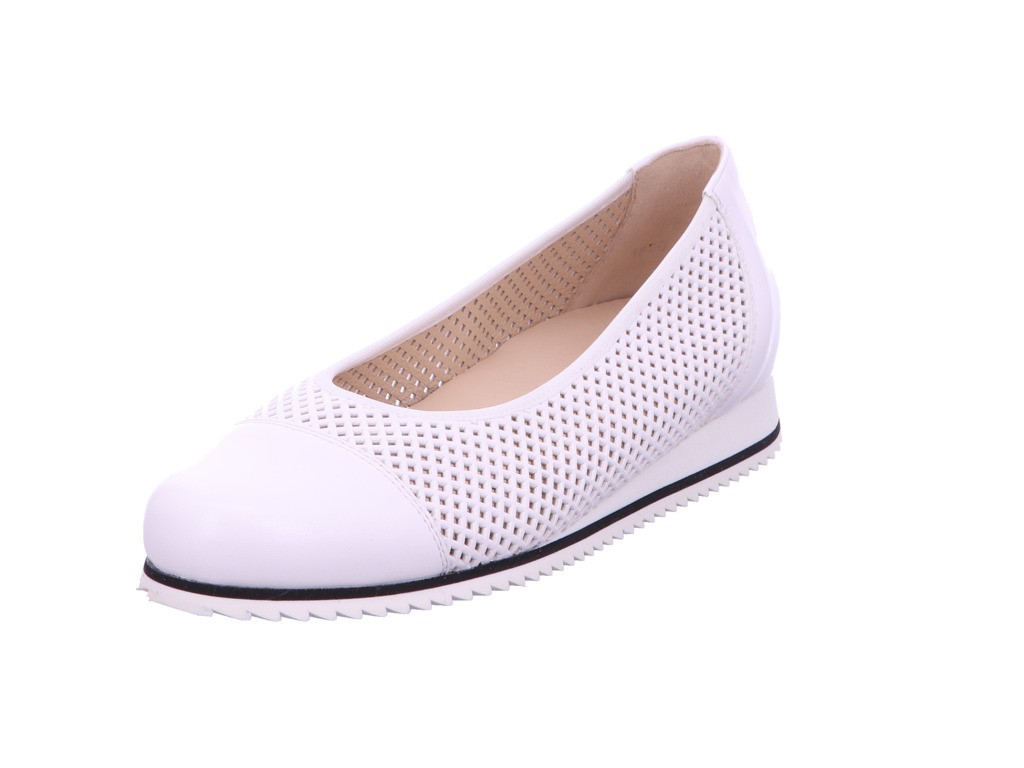 HASSIA Sportliche Slipper weiss
