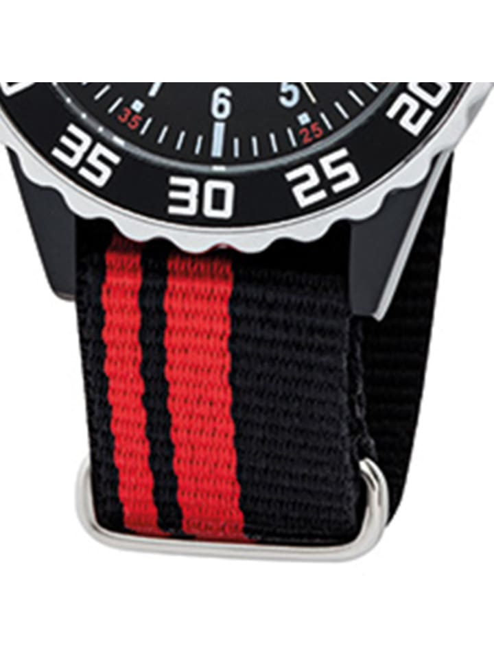 Regent Analog-Armbanduhr Regent Kinderuhren schwarz, rot mittel (ca. 33mm) günstig kaufen onesize