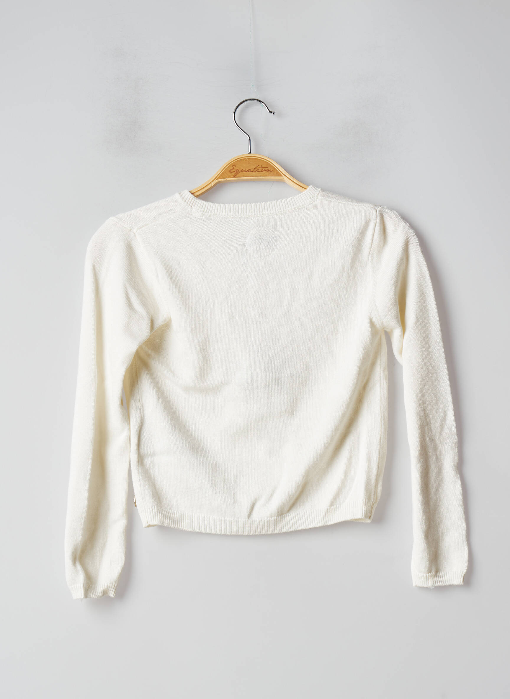 Sergent Major Cardigans Fille couleur blanc