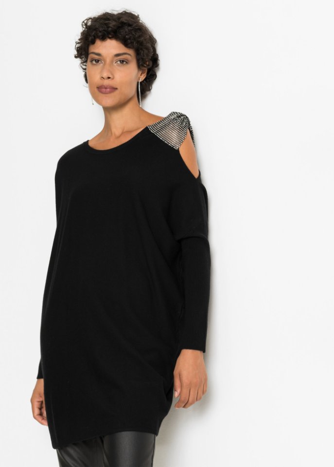 Pullover mit Glitzer-Steinchen