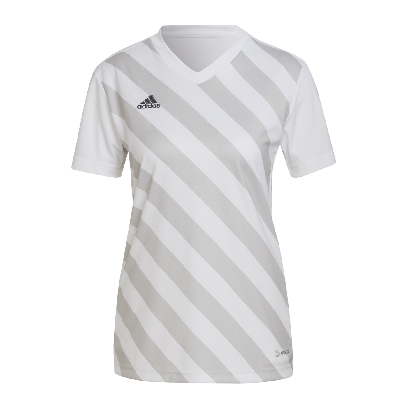 adidas Entrada 22 GFX Trikot Damen Weiss Grau