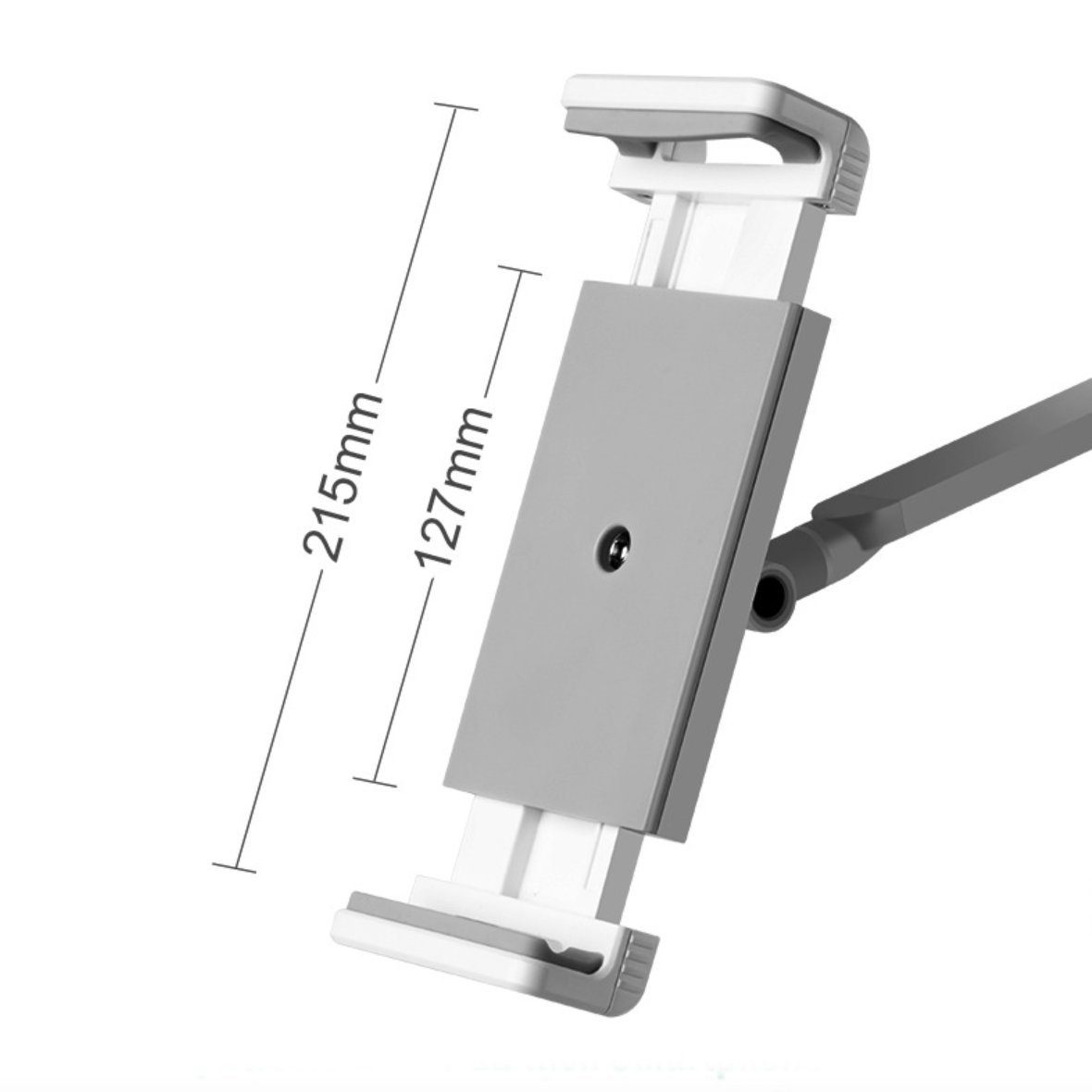Woward Tablet Handy Ständer Halterung Alu Tischklemme Verstellbar 360° drehen Tablet-Halterung, (bis 12,90 Zoll, verstellbar & 360° drehbar & Schwenkarm & Tischklemme)