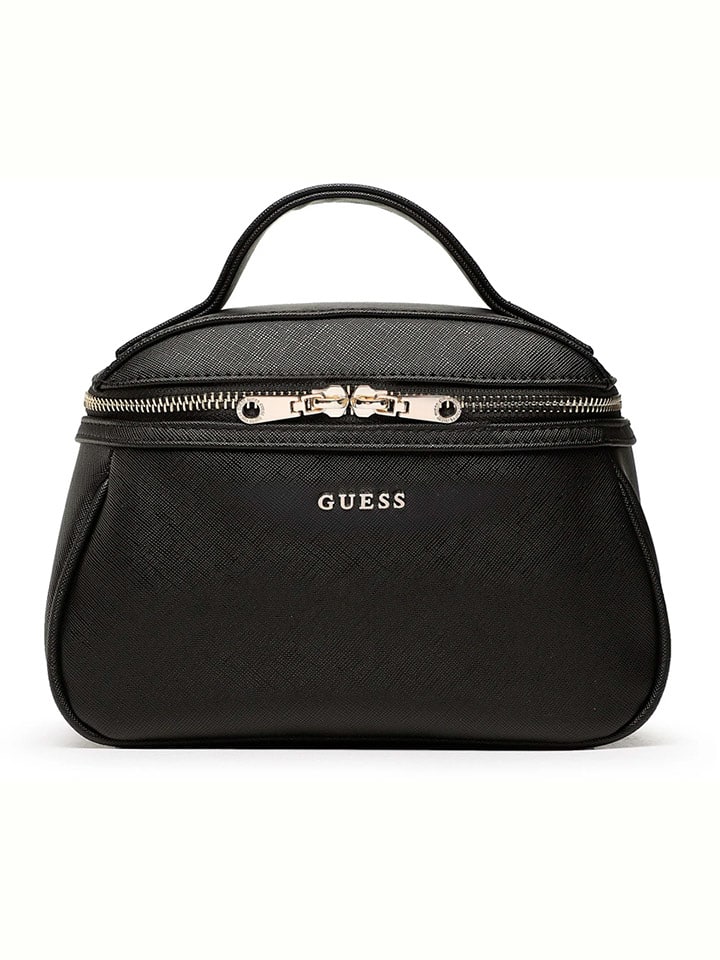 Guess Kosmetiktasche in Schwarz - (B)22 x (H)14 x (T)10,5 cm günstig kaufen onesize