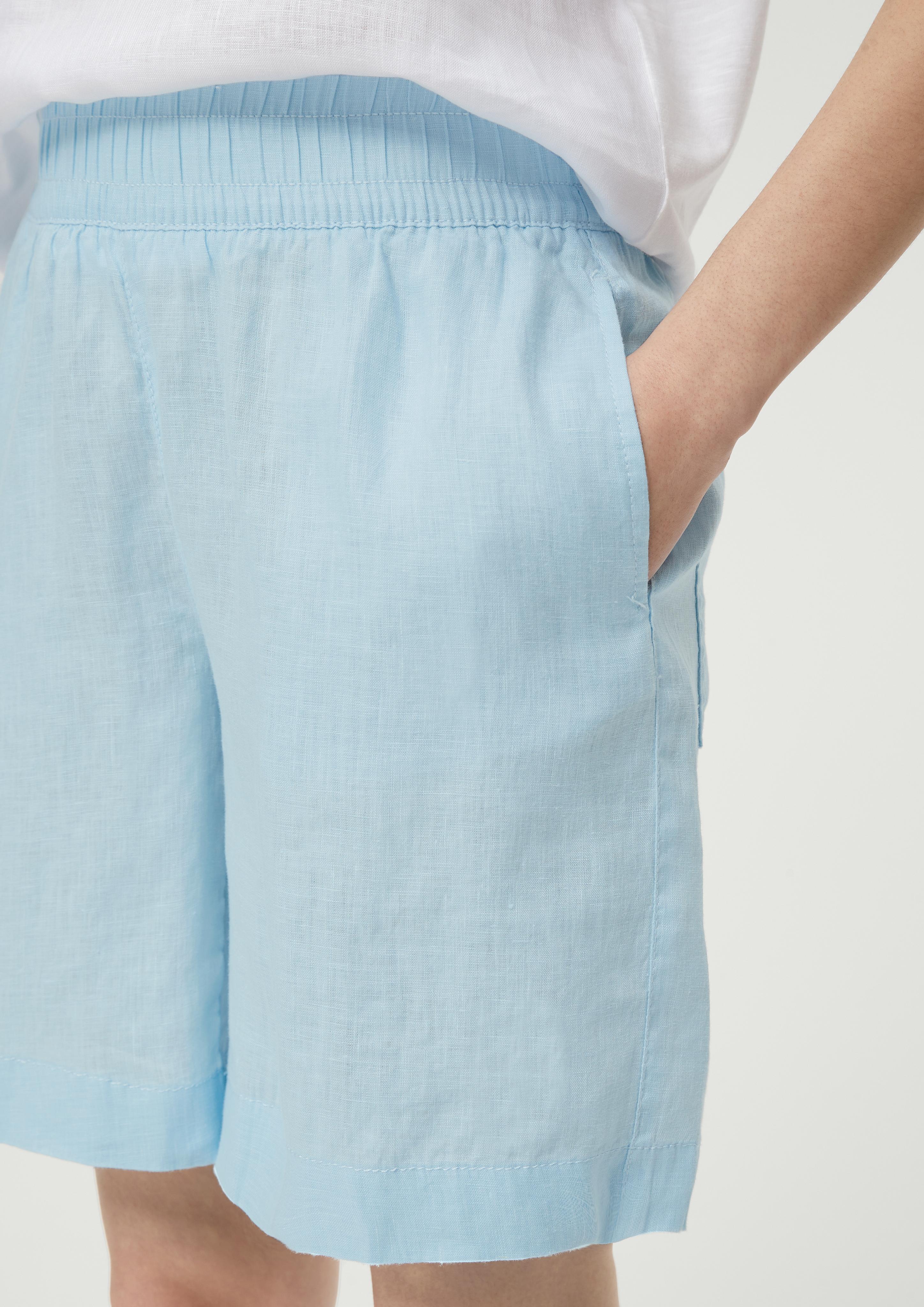 Wide Leg: Shorts aus Leinen  2130965-5081