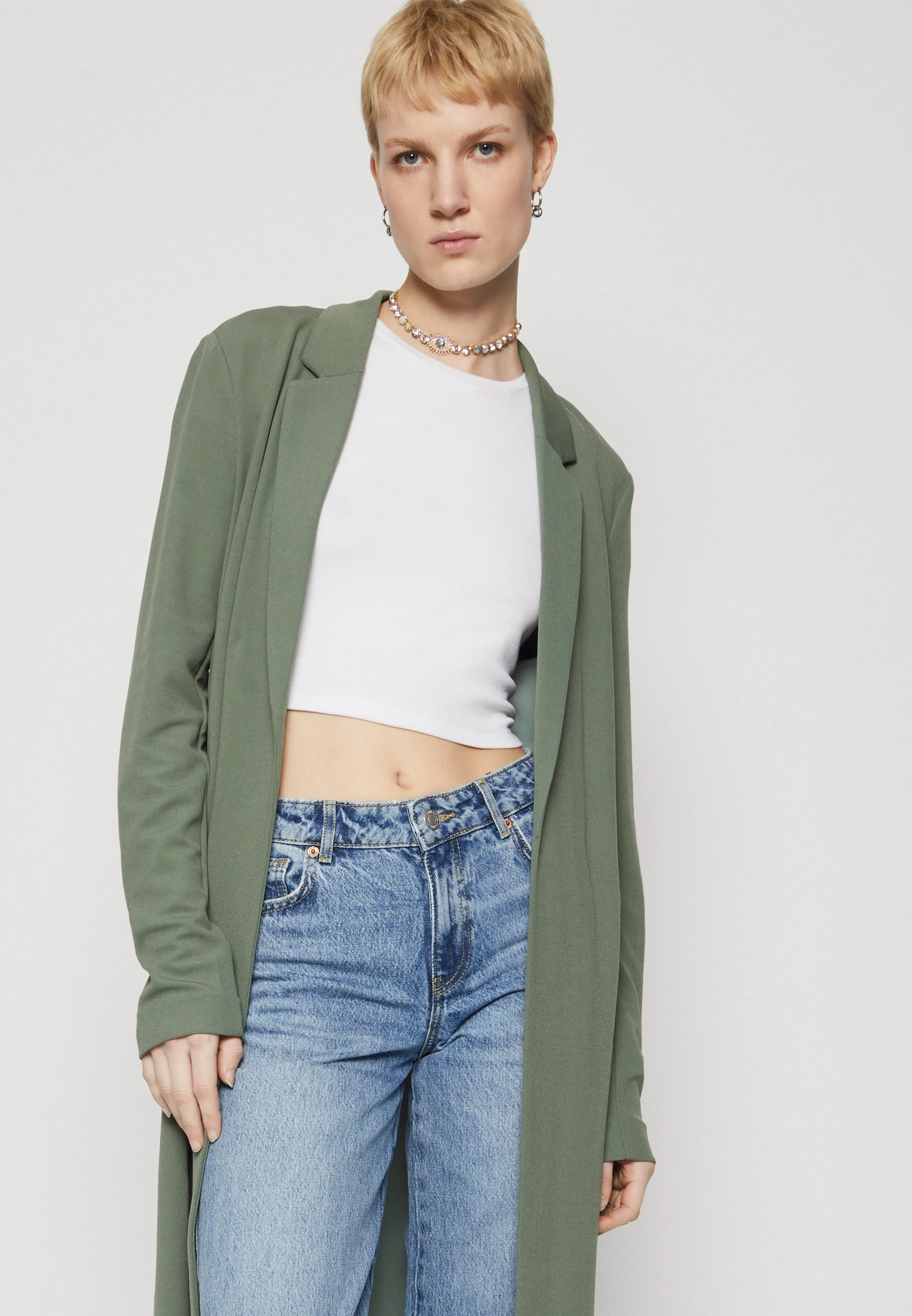 Vero Moda Tall VMLIVA LONG TIE - Abrigo clásico