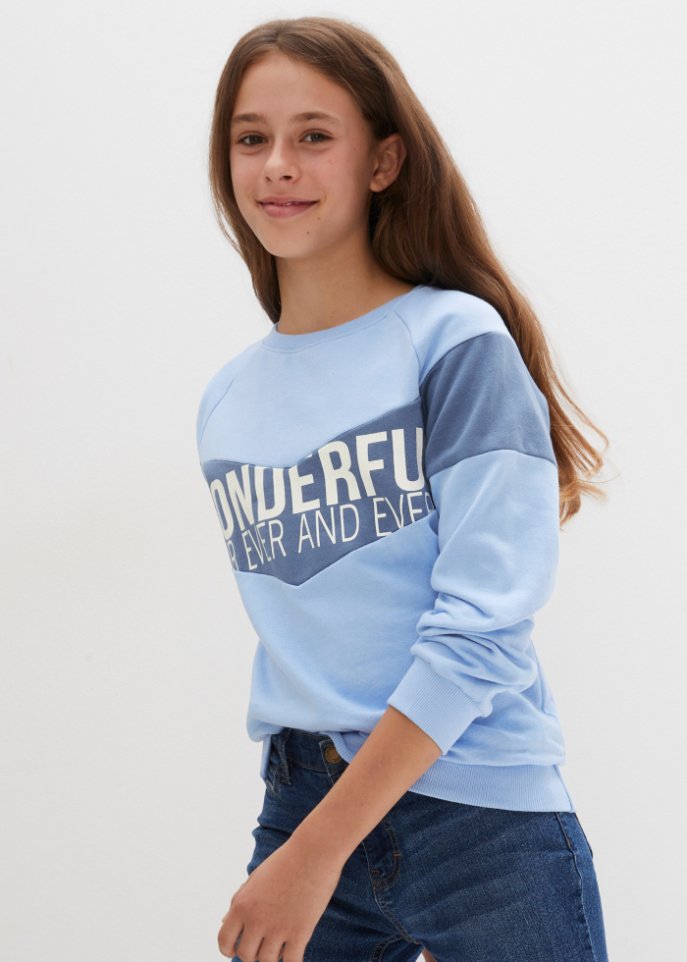 Mädchen Sweatshirt aus Bio Baumwolle