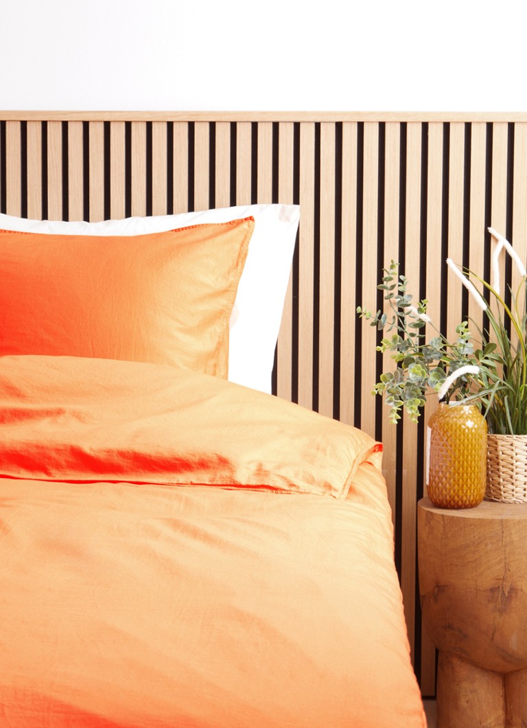 de Bijenkorf Home Organic duvet cover set made of organic cotton satin with Enzyme wash 300TC - including pillowcases