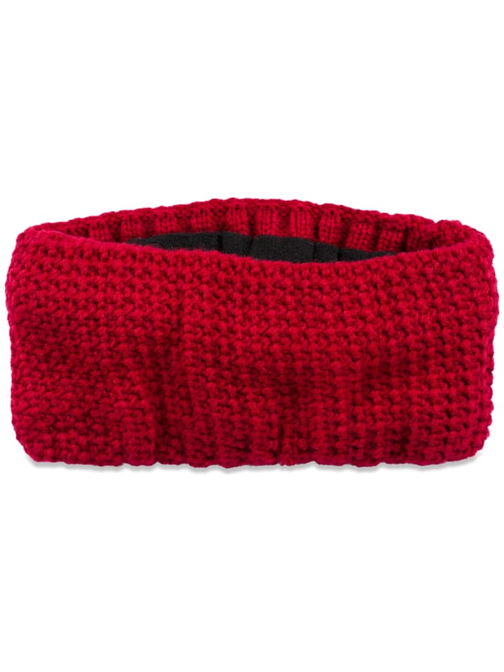 styleBREAKER Häkel Stirnband in Weinrot günstig kaufen onesize