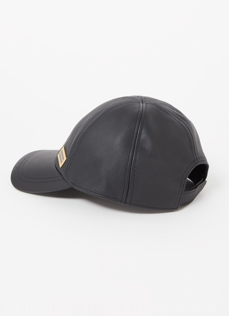 Berretto in pelle Emporio Armani con logo