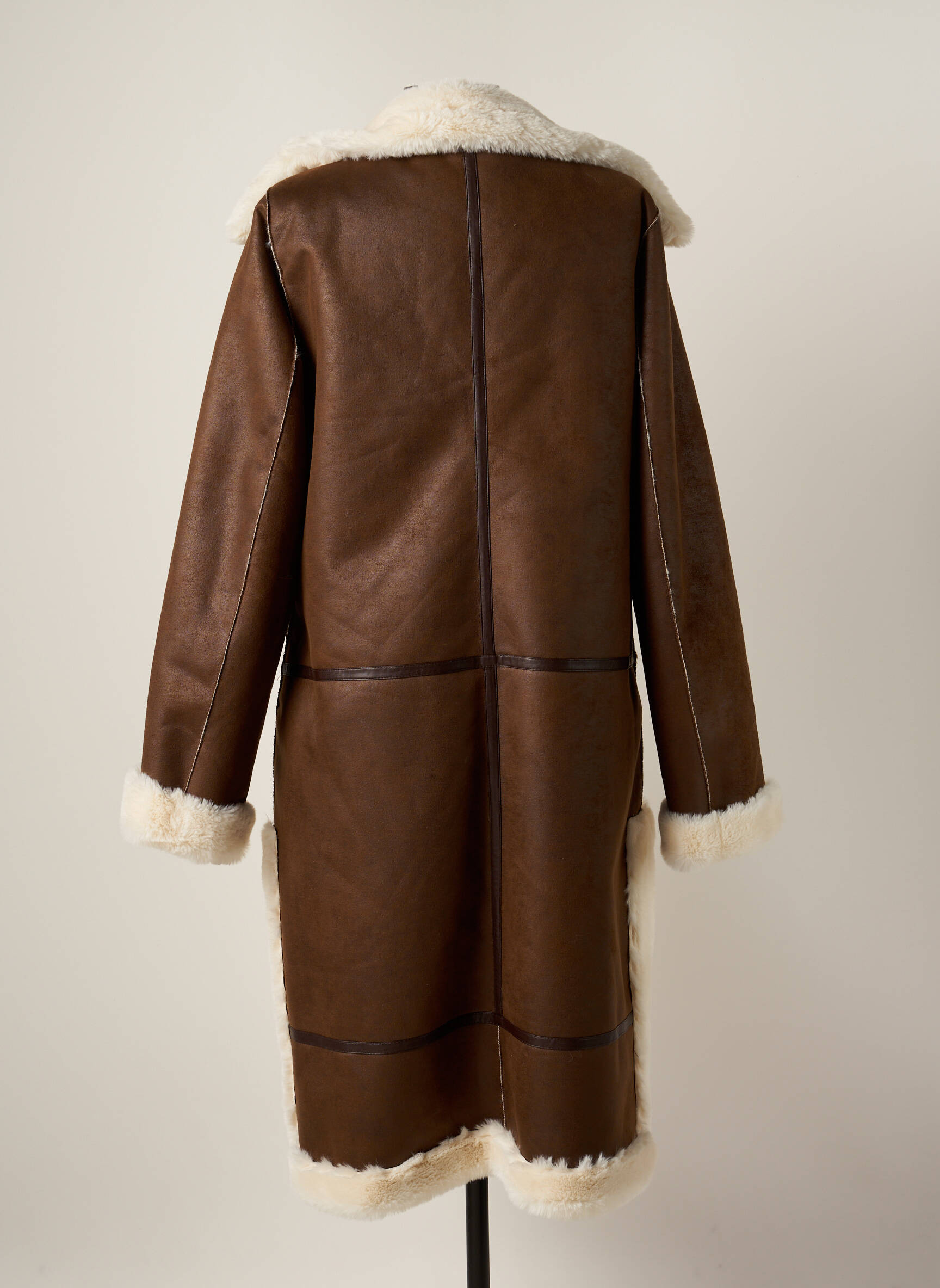 K Design Manteaux Longs Femme couleur marron