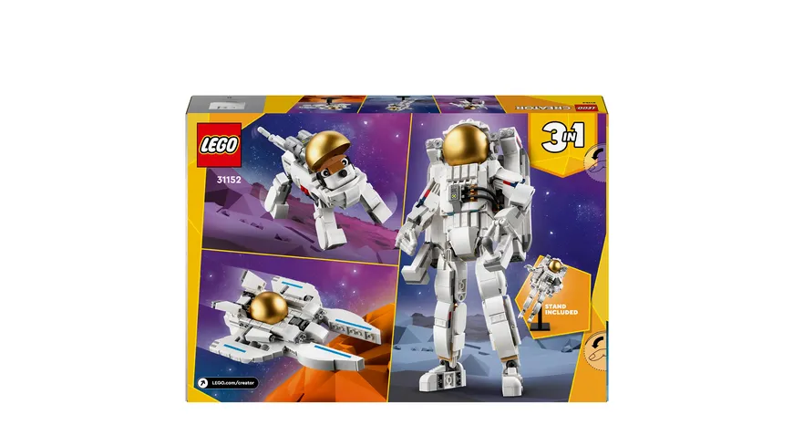 LEGO Creator 3in1 31152 Astronaut im Weltraum
