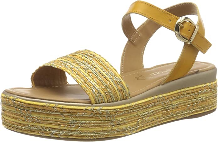 MARCO TOZZI Klassische Sandalen gelb