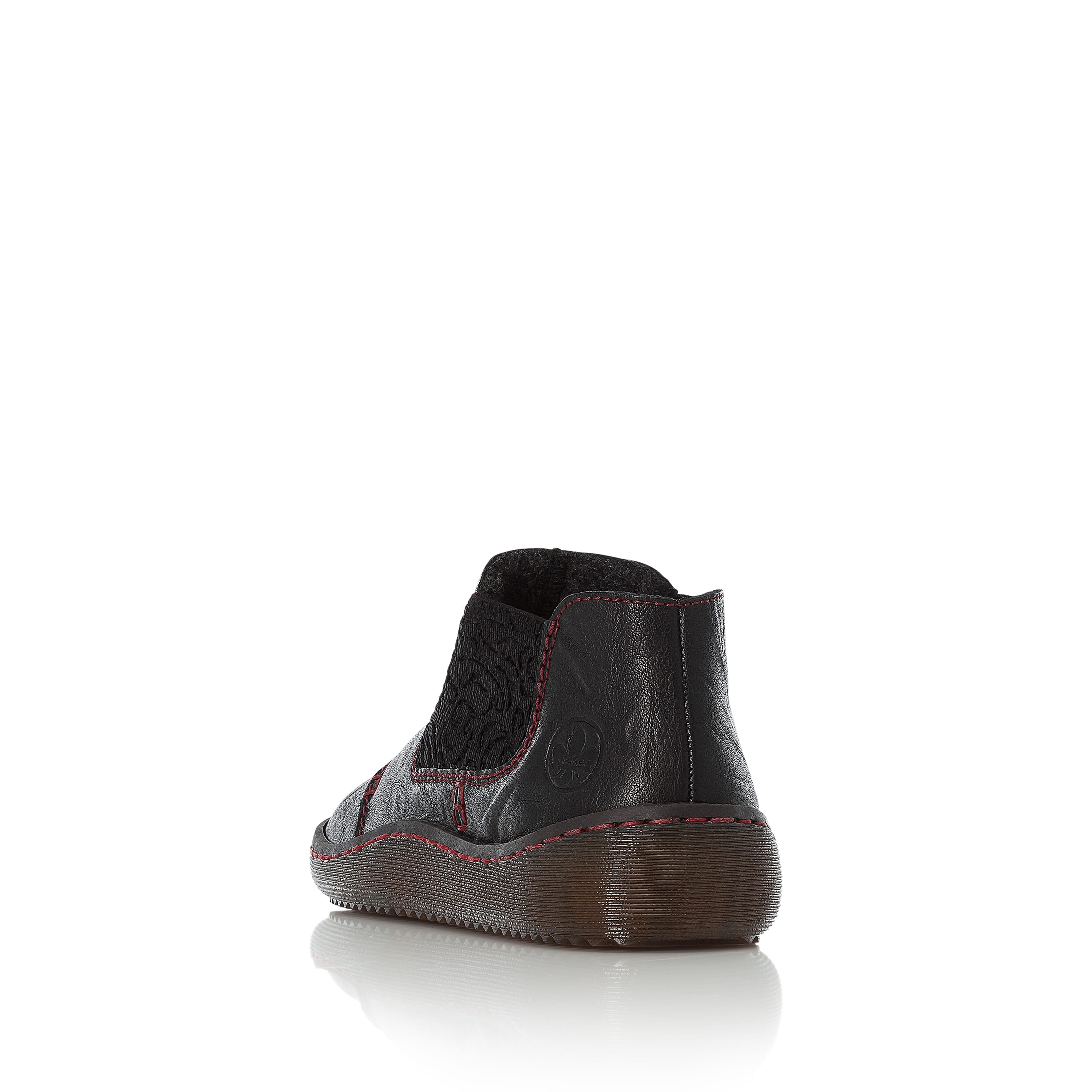 Rieker Damen Slipper tiefschwarz