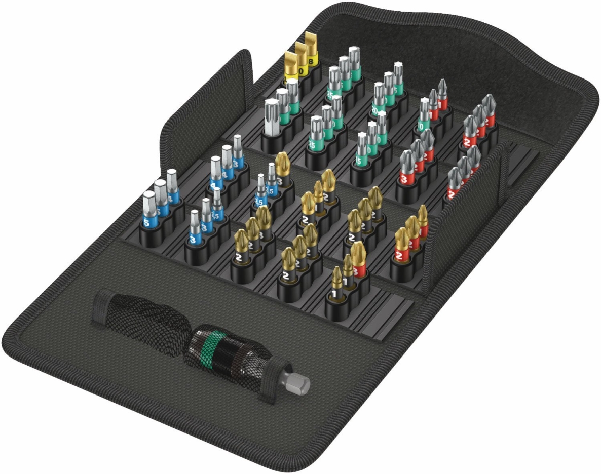 Wera 05057441001 Bit-Safe 61 BiTorsion 1, 50-delig