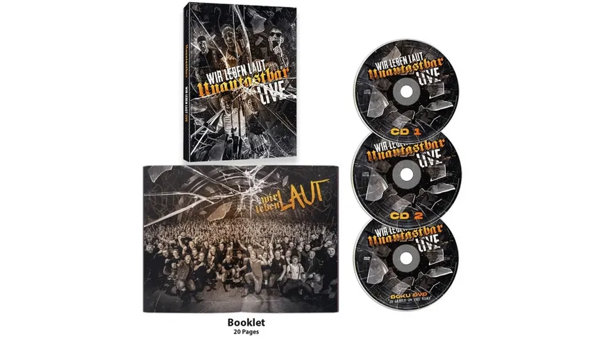 Wir Leben Laut - Live (Digipack)