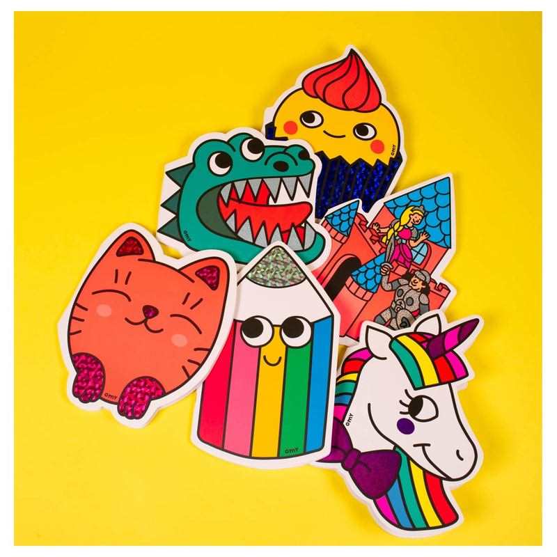 Cahier stickers, crayon - OMY