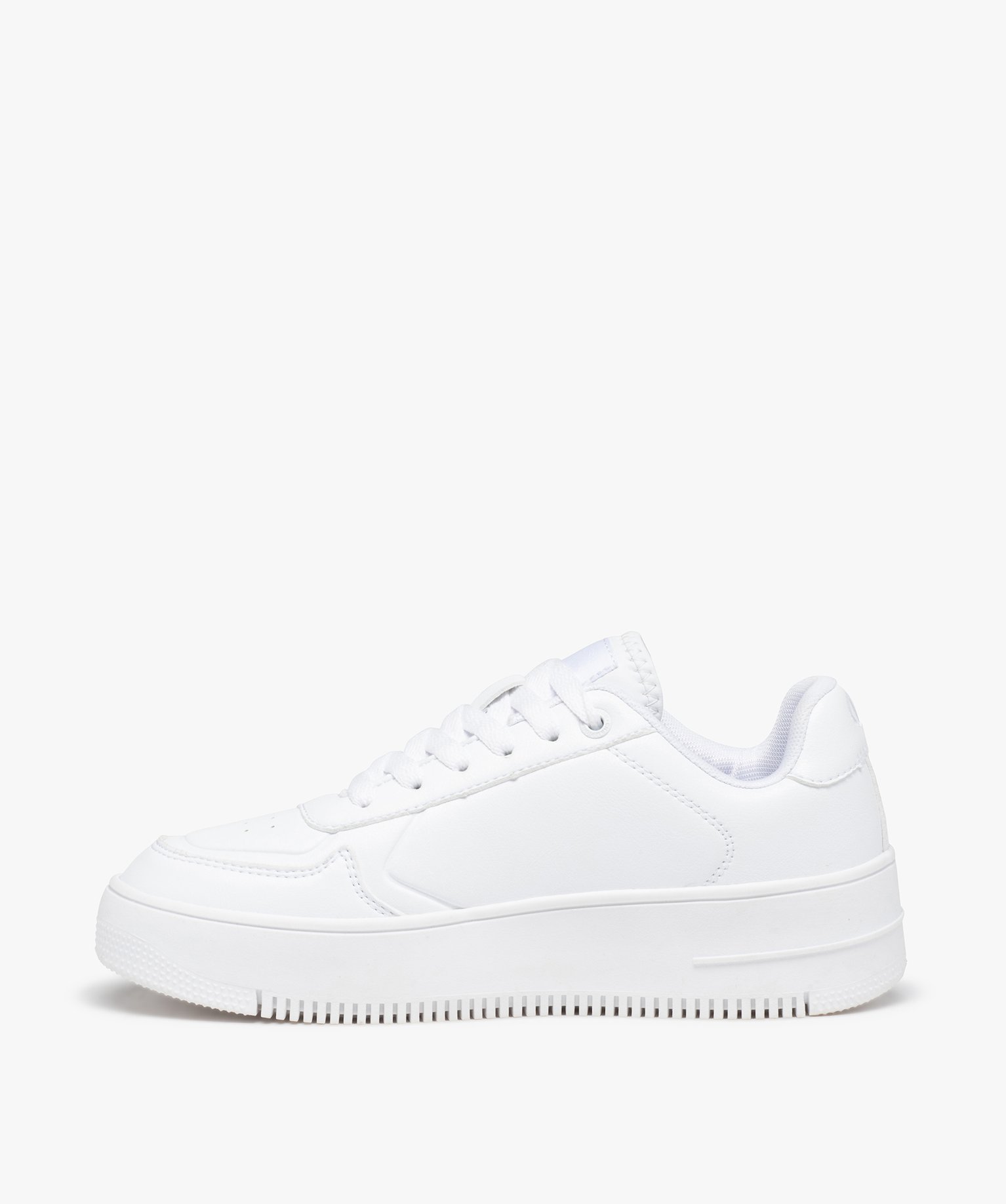 Baskets femme à semelle épaisse – Champion Rebound blanc | GEMO