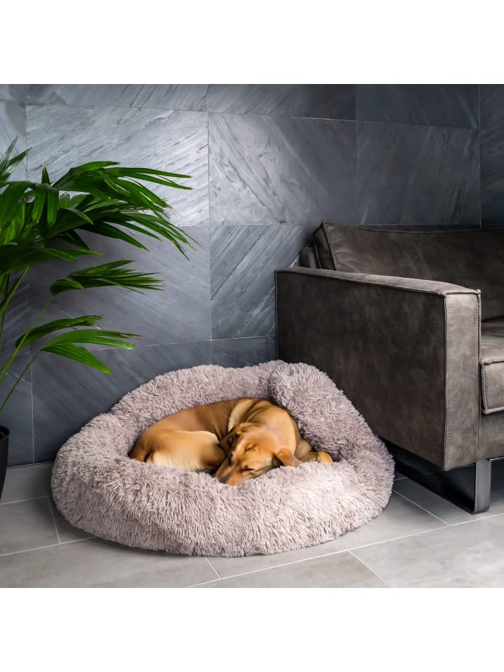 Intirilife Hundebett Katzenbett in Beige 100 cm günstig kaufen 100 cm