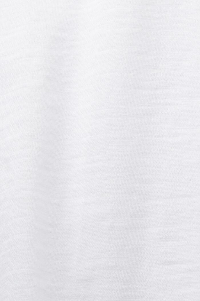 T-Shirt mit V-Ausschnitt, 100 % Baumwolle