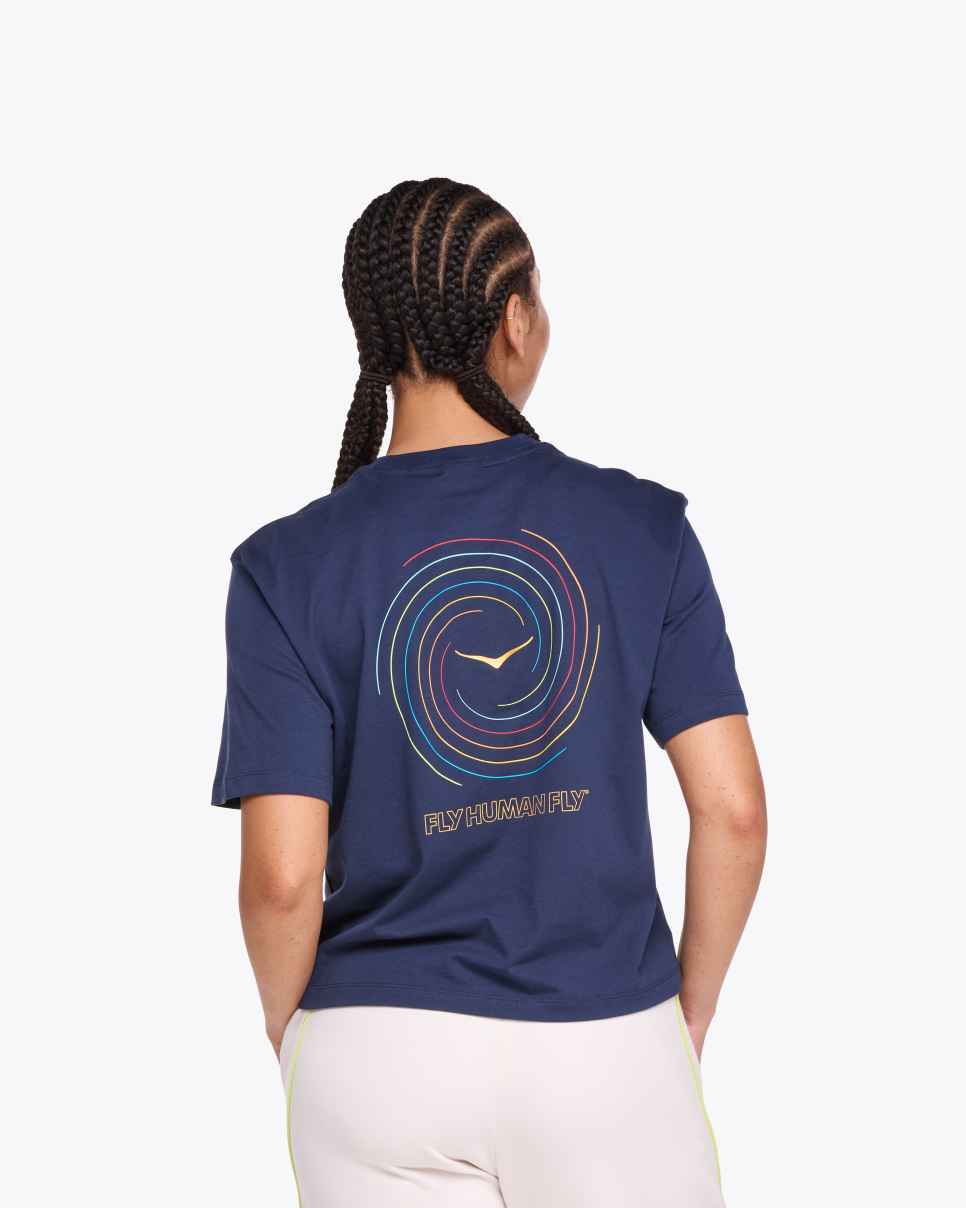 Team HOKA Graphic Tee Varsity Navy
