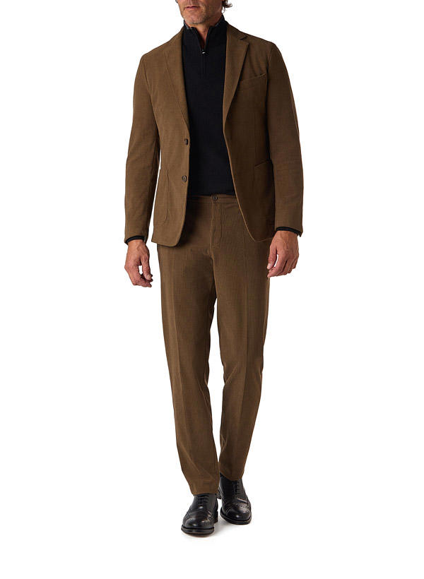 BOSS Black, Anzug Hanry-Genius, Slim Fit, Cord ungefüttert waschbar, olivgrün