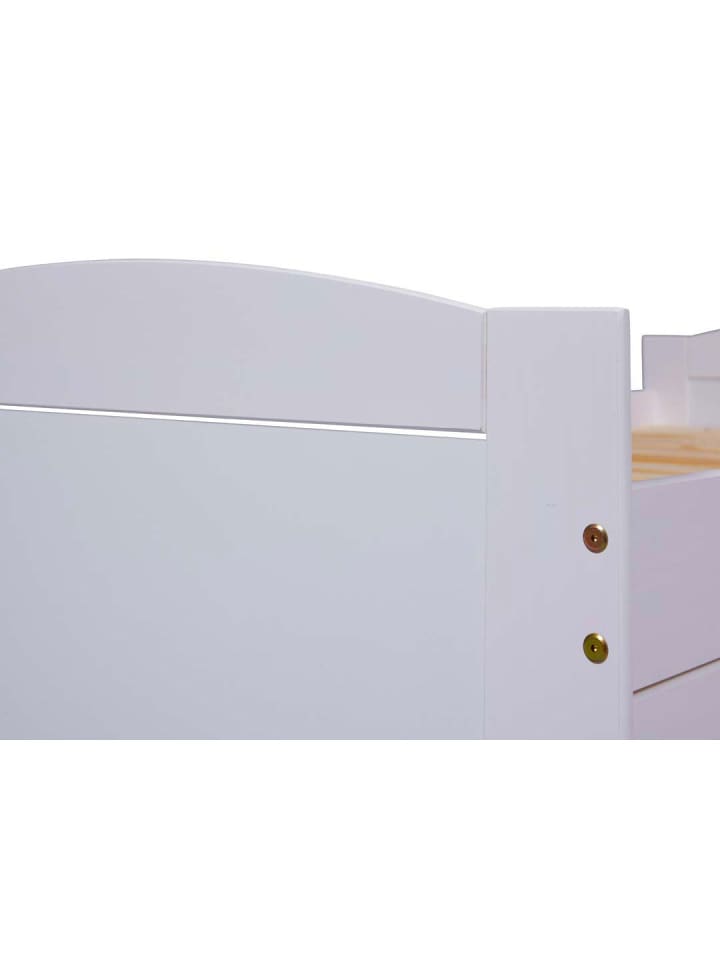 ebuy24 Bett Ulli Weiß 195 x 98 cm günstig kaufen onesize