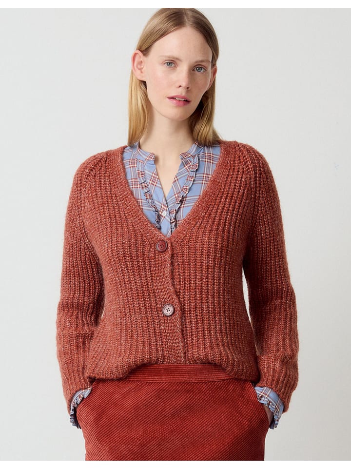 More & More Strickjacke in braun günstig kaufen