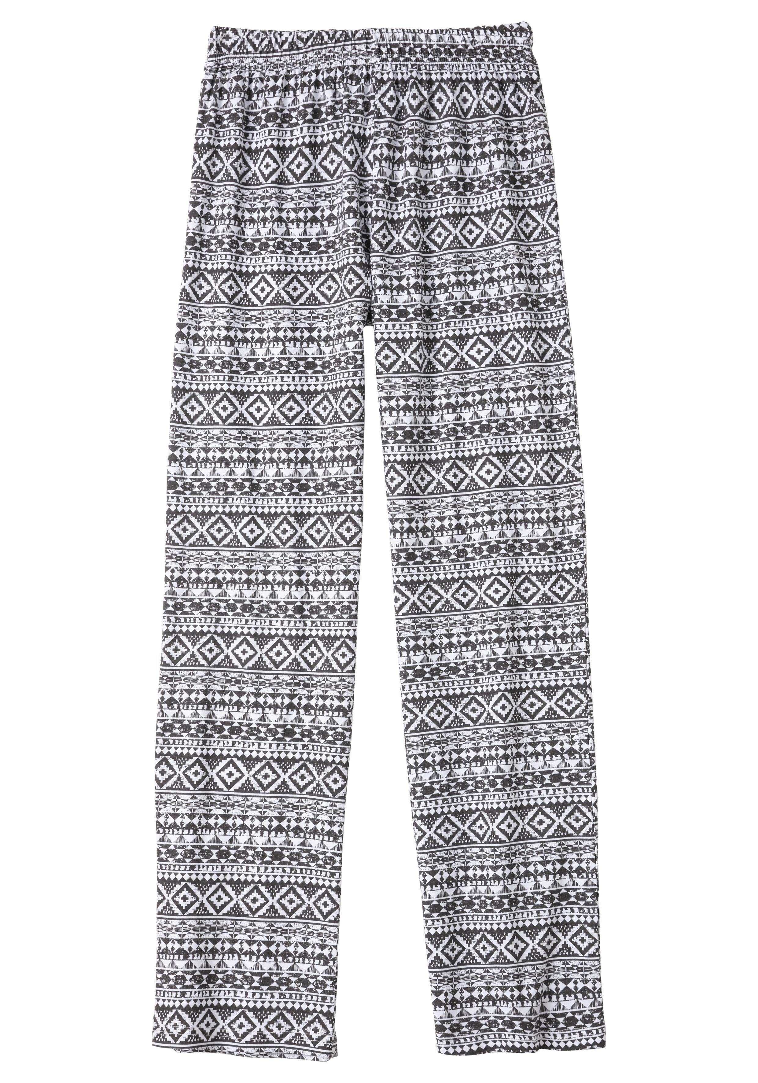 Buffalo Pyjama (2 tlg., 1 Stück) mit cool bedruckter Hose