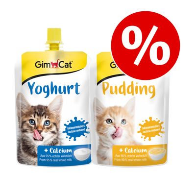 GimCat Mix: Pudding + Yoghurt für Katzen