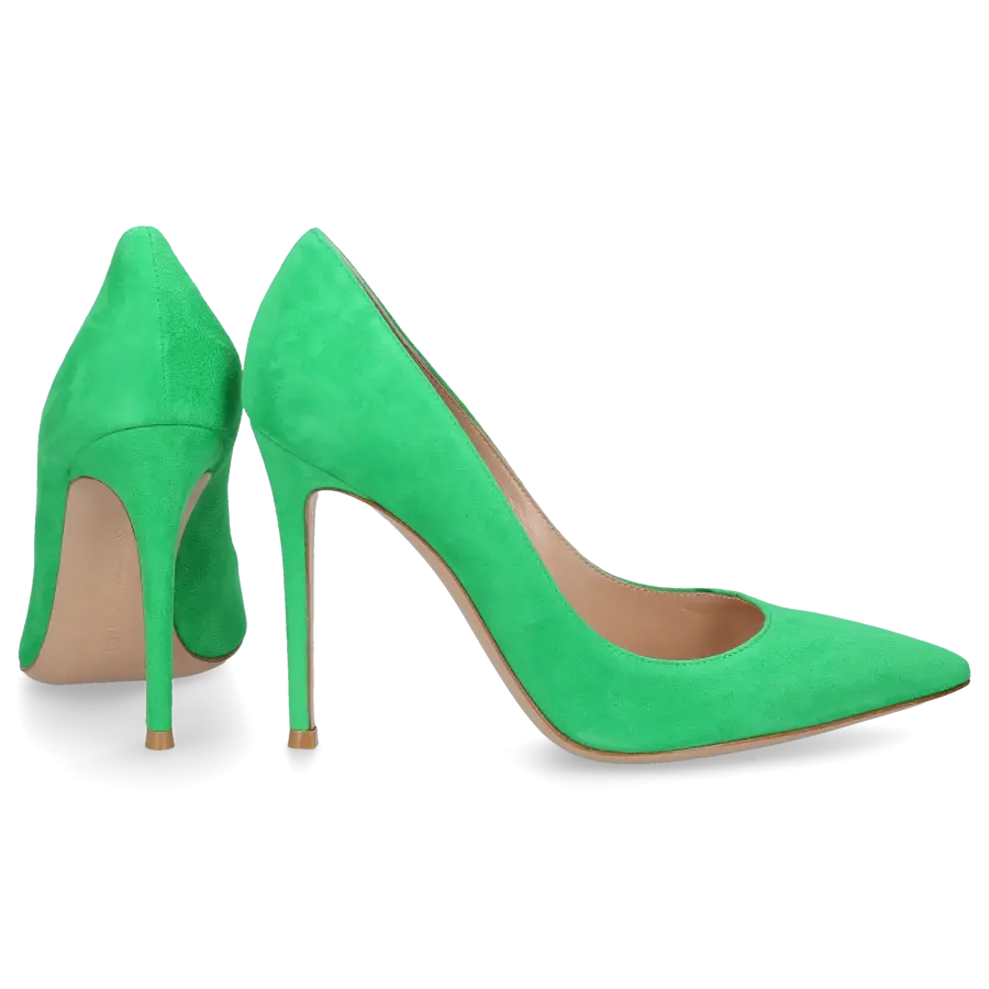 Gianvito Rossi - Pumps GIANVITO 105 Veloursleder - grün