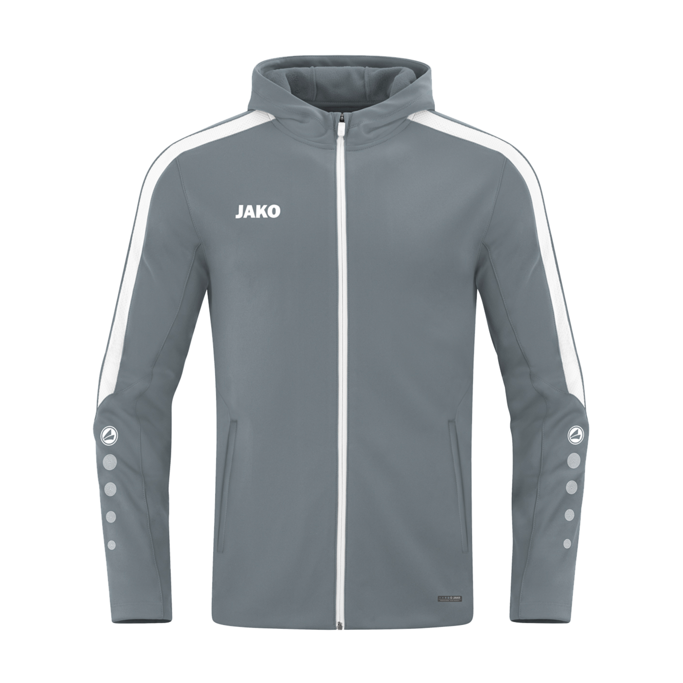 JAKO Power Kapuzenjacke Kids Grau F840