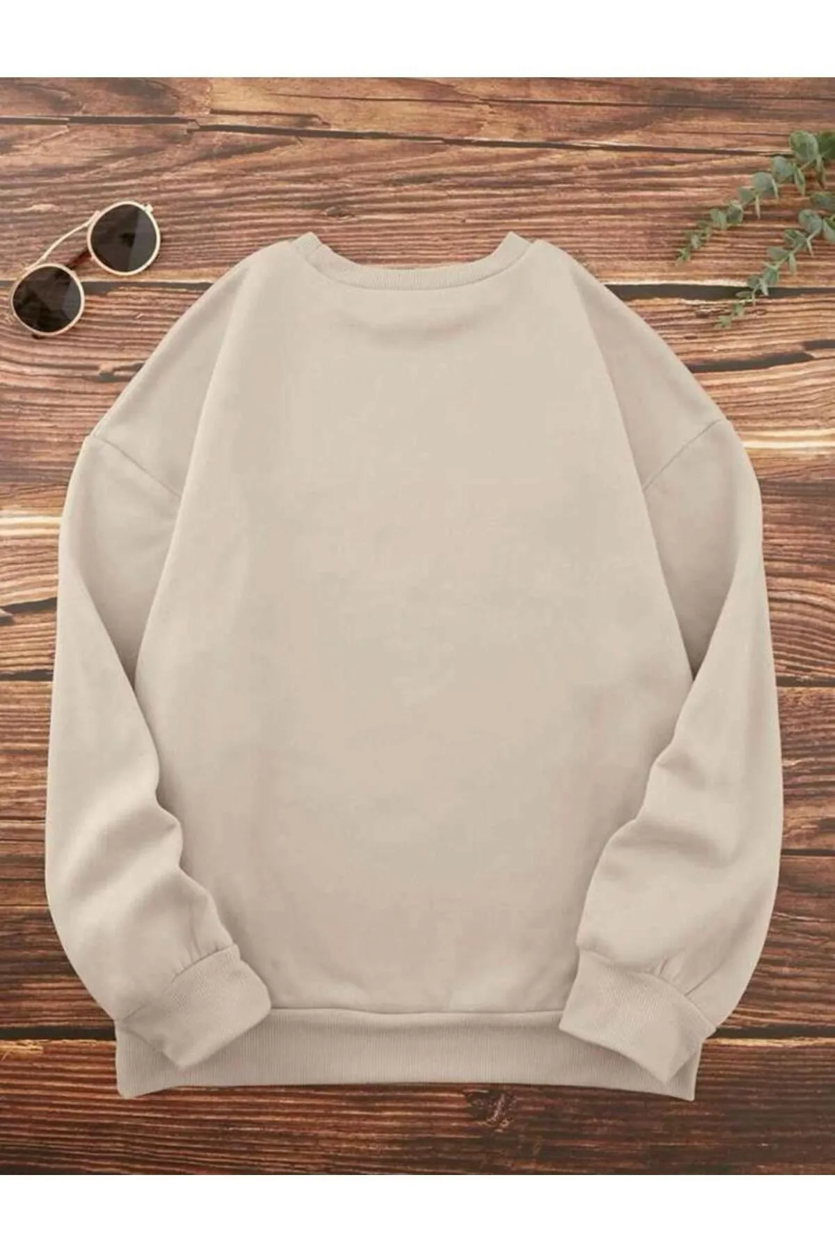 MOONBULL  Weißes Unisex-Sweatshirt mit New York-Brooklyn-Aufdruck