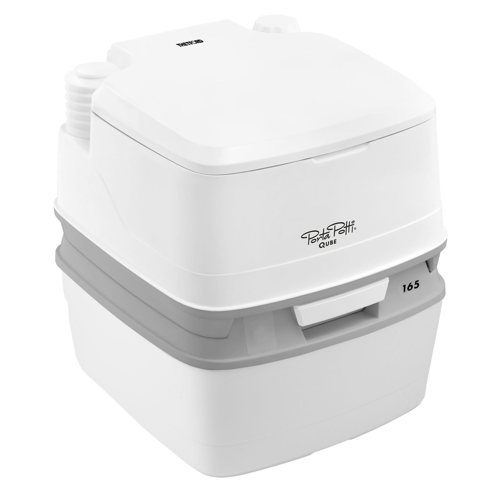 THETFORD Campingtoilette Thetford Porta Potti Qube 165, Hold-Down-Kit, Aqua