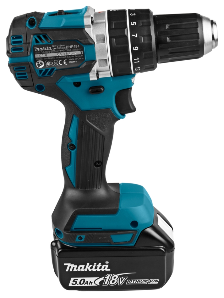 Makita DHP484RTJ Mașină de șurubelniță cu acumulator 18V 5,0 AH Li-ion