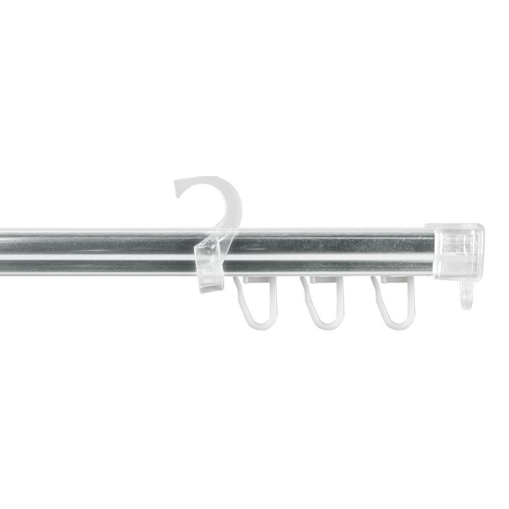 Bella Casa U-Storelaufschiene, U-Schiene, 130 cm, verchromt