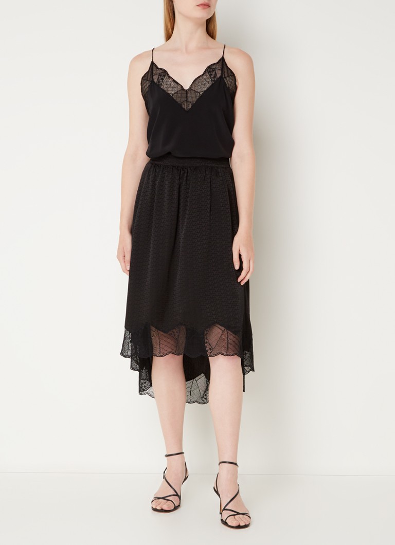 Fustă midi din mătase Joslin de la Zadig&Voltaire